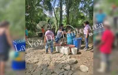 Ayuntamiento abastece con pipas de agua potable a habitantes de Tlacolula | LVDT