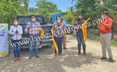 Inicia obra de pavimentación en la calle Francisco P. Mariel, en Ixcatepec | LVDT