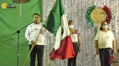 Encabeza David Guzmán Martínez Grito de Independencia | LVDT