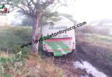 Se sale autobús de la carretera