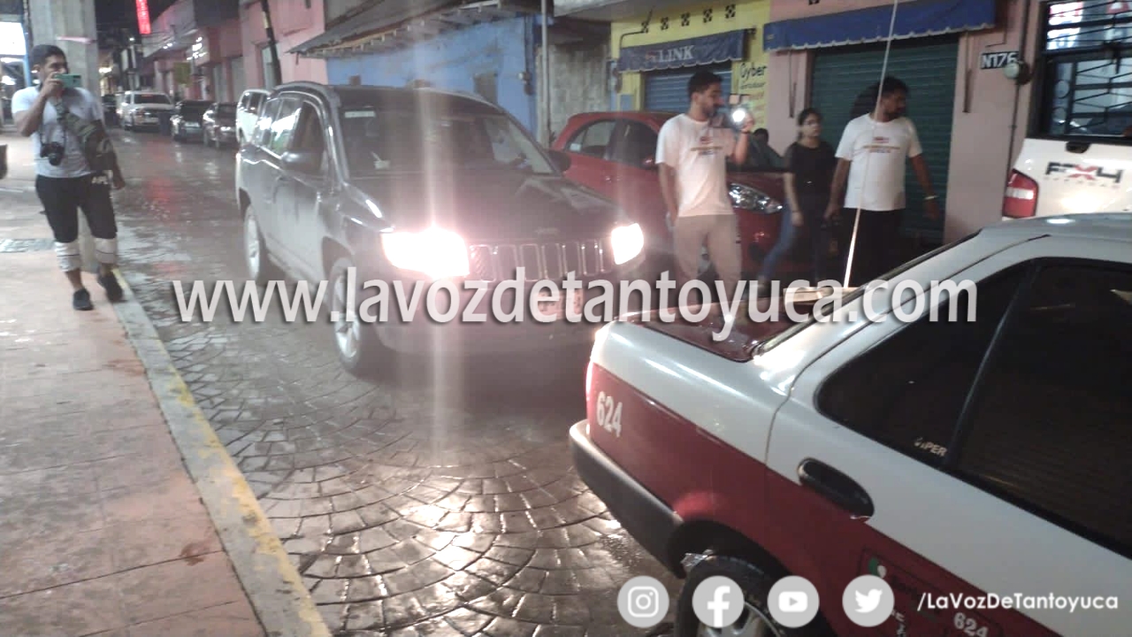 Choque por alcance deja una persona lesionada - Diario La Voz de Tantoyuca