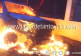 Incendian camioneta y queman boletas electorales en Tantoyuca