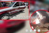 Mujer resulta lesionada en aparatoso choque