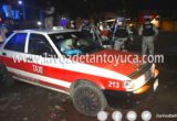 Taxista movilizó a elementos de seguridad pública