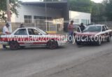Solo daños materiales deja choque de taxis en Tantoyuca