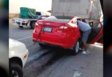 Dos heridos en fuerte accidente