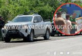 Guardia Nacional balea camioneta y detiene a dos, en Tantoyuca