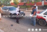 Se registra choque por alcance sobre la municipalizada