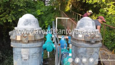 Restablece CAEV el suministro de agua potable en Tantoyuca