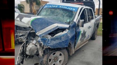 3 sicarios calcinados y 3 policías estatales heridos en Matamoros tras enfrentamiento