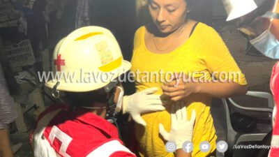 Agreden a mujer embarazada; fue auxiliada por paramédicos