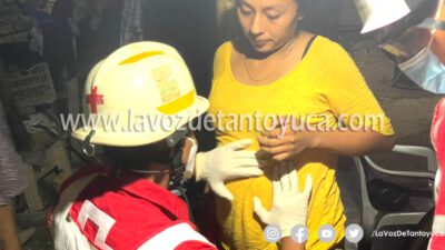 Agreden a mujer embarazada; fue auxiliada por paramédicos