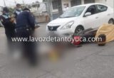 Panadero resulta lesionado al ser embestido por automóvil