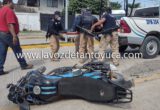 “Abejita” manda al Hospital a menor motociclista