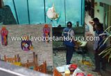 Fuga de gas provoca incendio en negocio de comida
