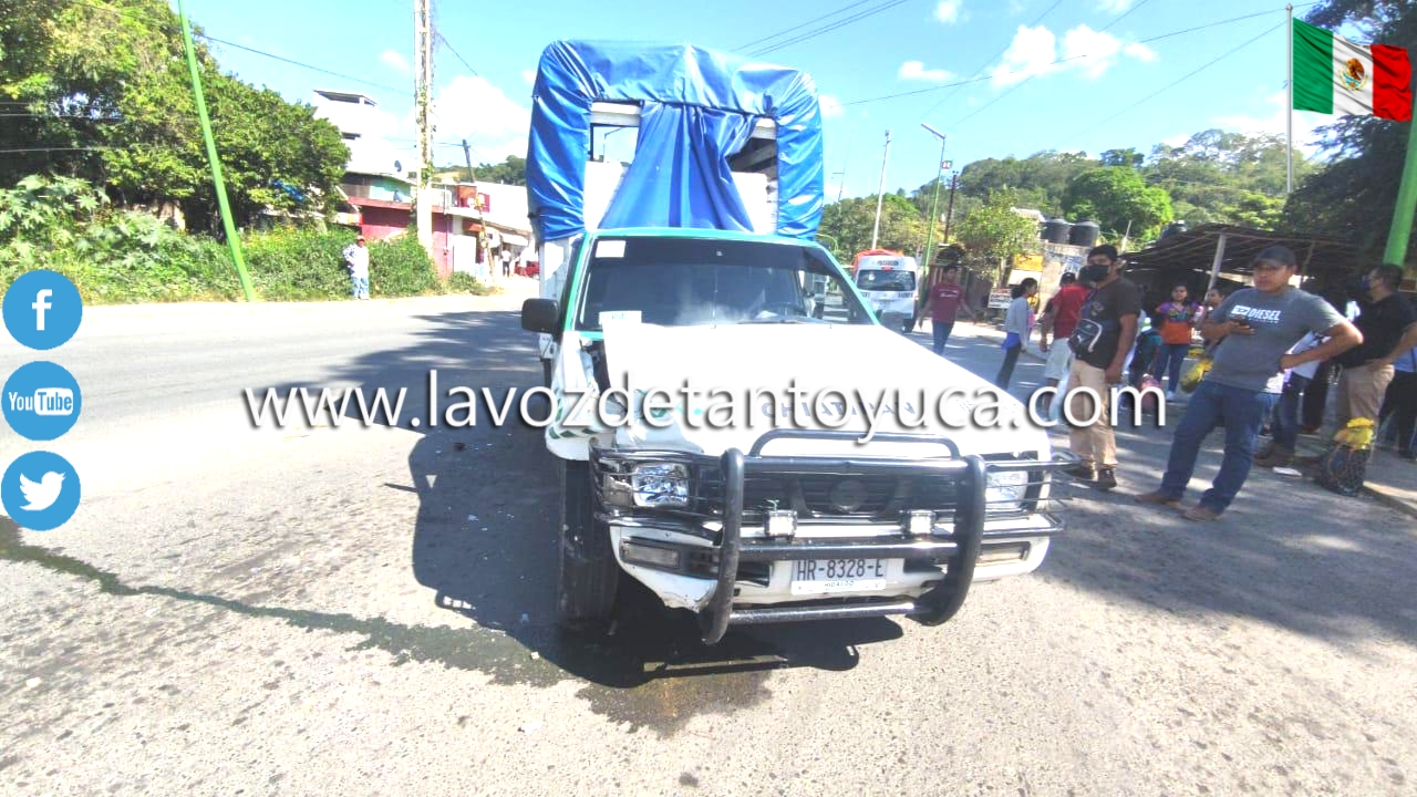Cuatro lesionados deja choque de camioneta pasajera y auto - Diario La ...