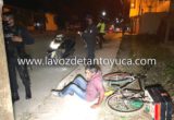 Manejaba ebrio y cae de su bici, en Tantoyuca