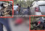 Se salvan de milagro tras aparatoso choque