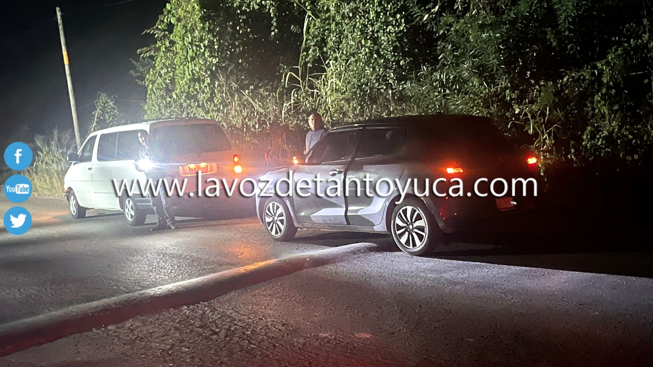Choque por alcance deja solo daños materiales - Diario La Voz de Tantoyuca