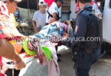 Auxilian a mujer en la Zona del Mercado Municipal