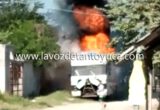 Se incendia viejo camión en la localidad de El Moralillo