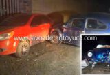 Aparatoso accidente deja cuantiosos daños materiales, en Tantoyuca