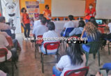 Autoridades municipales celebran el Día Naranja con pláticas en plantel educativo