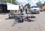 Motociclista resulta lesionado tras ser impacto por alcance