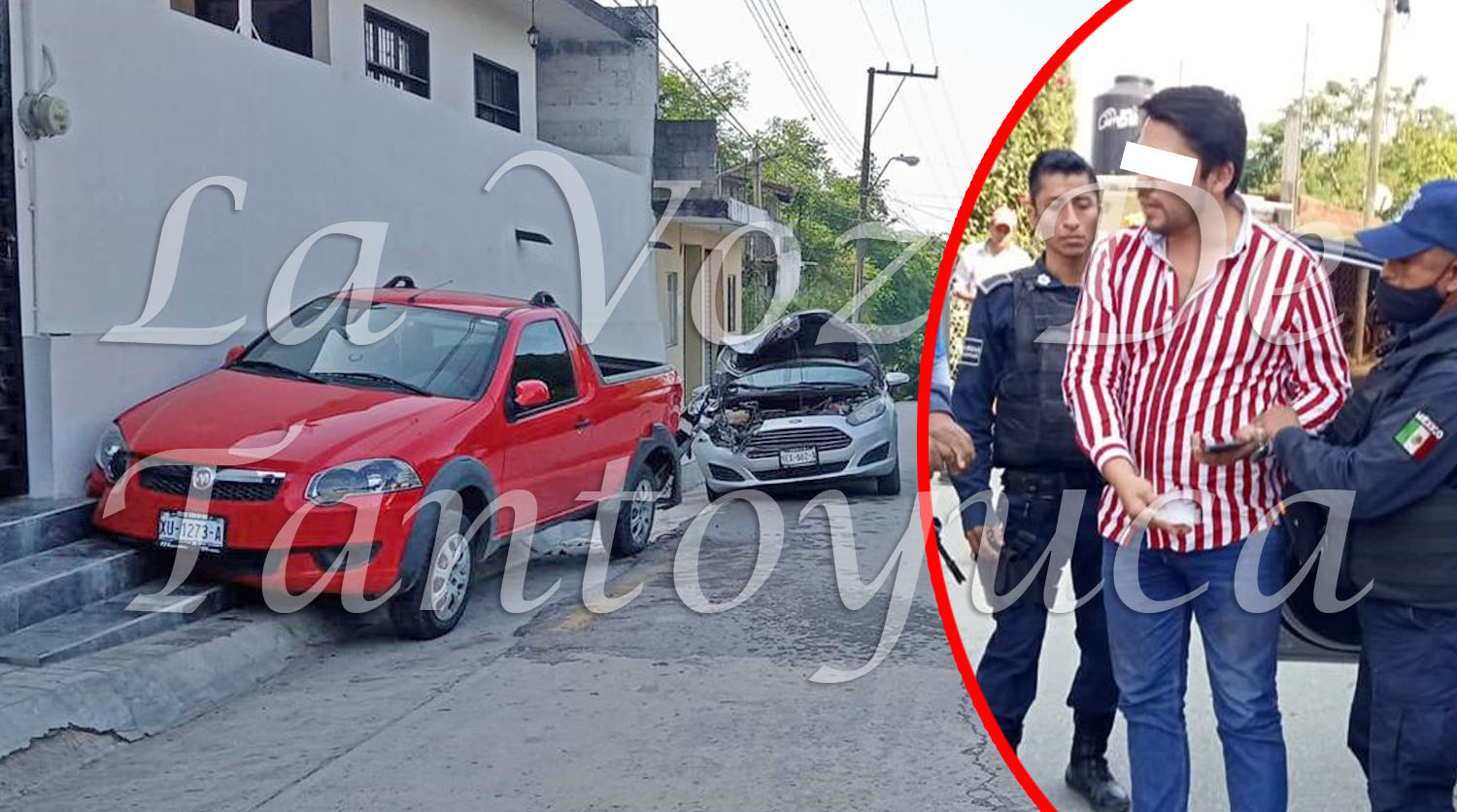 Detienen a sujeto tras provocar un choque en la Colonia Cerro de la ...