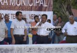 Entrega Néstor Rodolfo Rivera pavimentación de calle en la Colonia Benito Juárez
