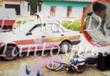 Motociclista resulta lesionado tras ser impactado por un taxista