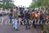 Motociclista termina lesionado tras chocar contra camioneta