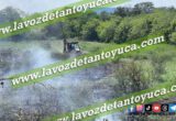 Sofocan voraz incendio en Tantoyuca