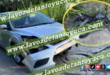 Motociclista termina seriamente lesionado en aparatoso choque