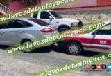 Taxista provoca choque por alcance