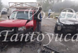 Neblina provoca aparatoso choque en El Higo