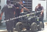 Auxilian a mujeres tras caer de cuatrimoto