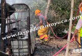 Pequeña choza termina reducido a cenizas tras incendio