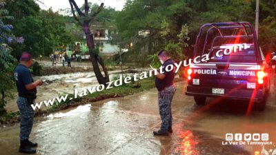 Tromba deja casas inundadas y ríos desbordados