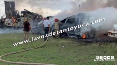 Mueren 14 personas en brutal choque