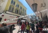 Infante con lesiones en pie derecho, se atoró en la escalera eléctrica de tienda