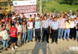 Néstor Rodolfo da banderazo de inicio de pavimentación en La Palma