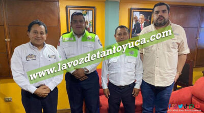 Recibe alcalde Pepe Banda y Diputado local a nuevo delegado de Tránsito del Estado