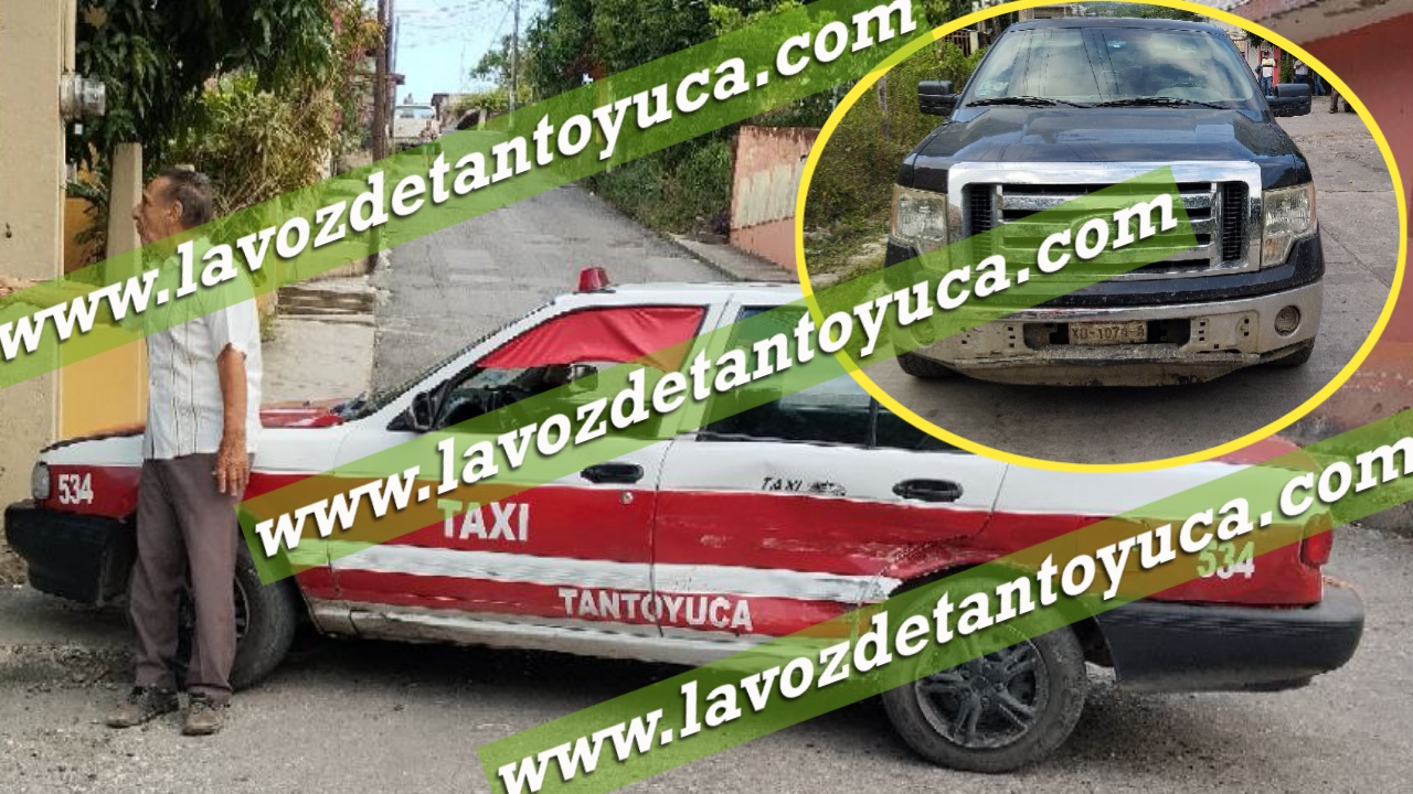 Choque entre taxi y camioneta deja un lesionado - Diario La Voz de ...