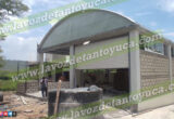 Avanza construcción de bodega de Obras Públicas
