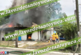 Se incendia vivienda en la Colonia Del Valle