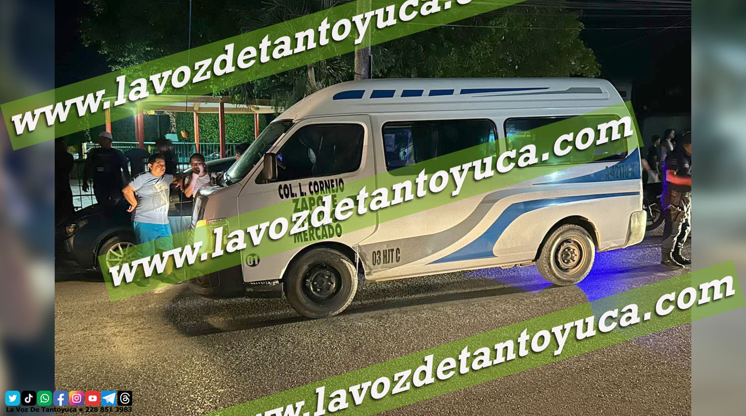 Combi atropella a un adulto mayor - Diario La Voz de Tantoyuca