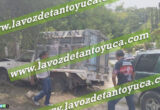 “El Toro” resulta ileso tras quedarse sin frenos y chocar contra un cerco