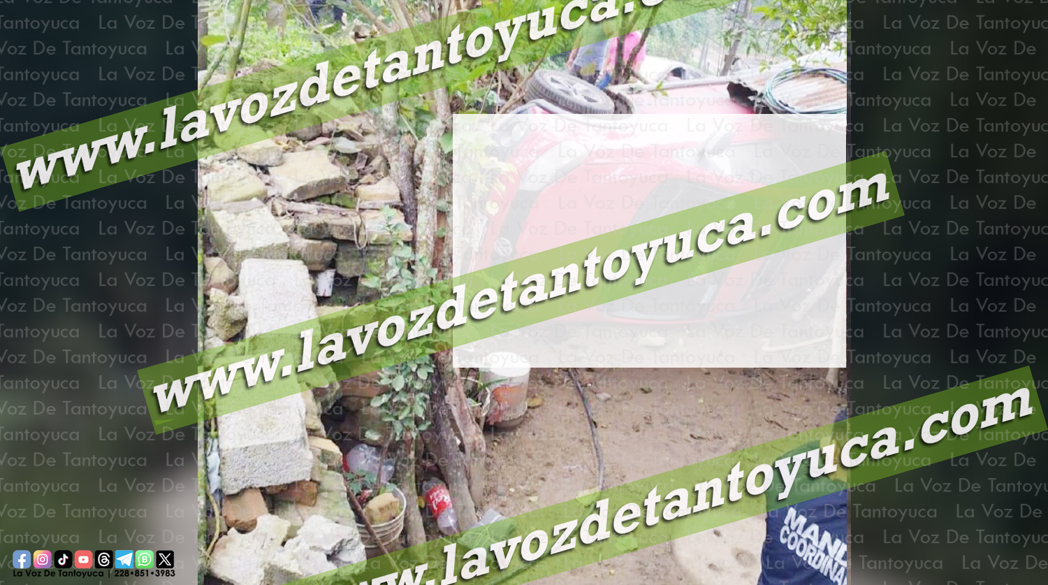 Vuelca vehículo en Jaltocán; terminó en el patio de una casa - Diario ...