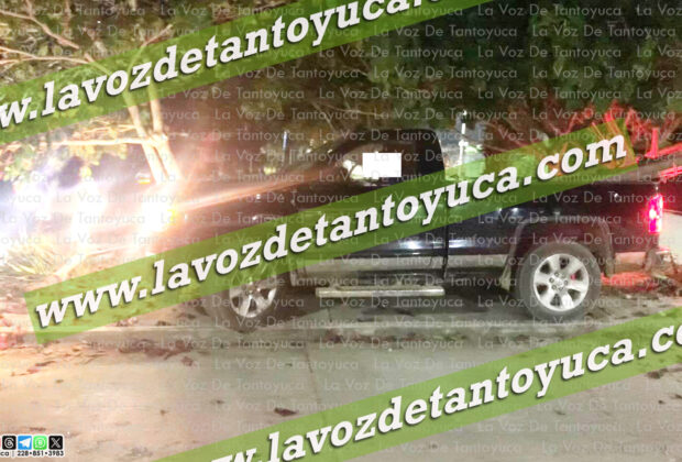 Conductor borracho choca contra un árbol sobre la Rastro Viejo